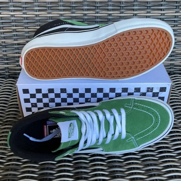 Vans Skate Sk8-Hi Juniper/Black MENS - Picture 4 of 16